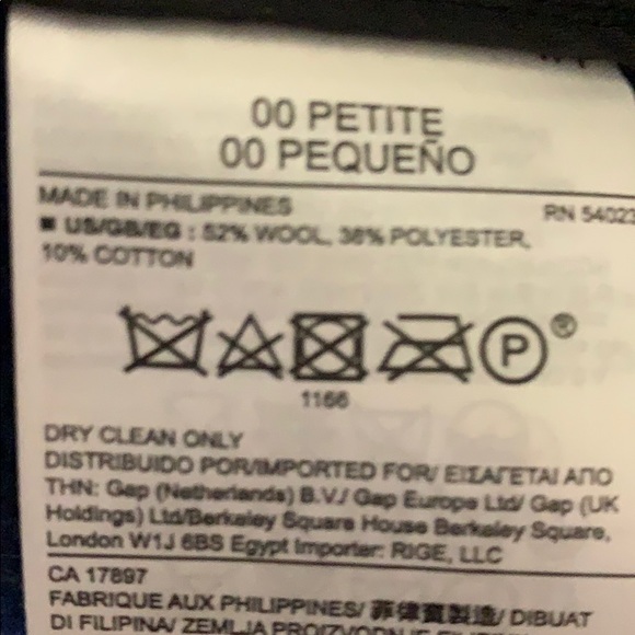 Banana republic blue tweed wool blazer - Picture 7 of 7